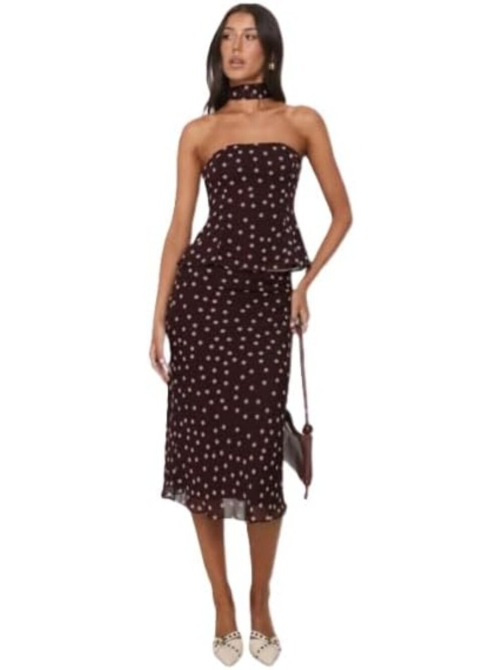Chic Strapless Top with Scarf Detail | Trendy Summer Fashion Essential